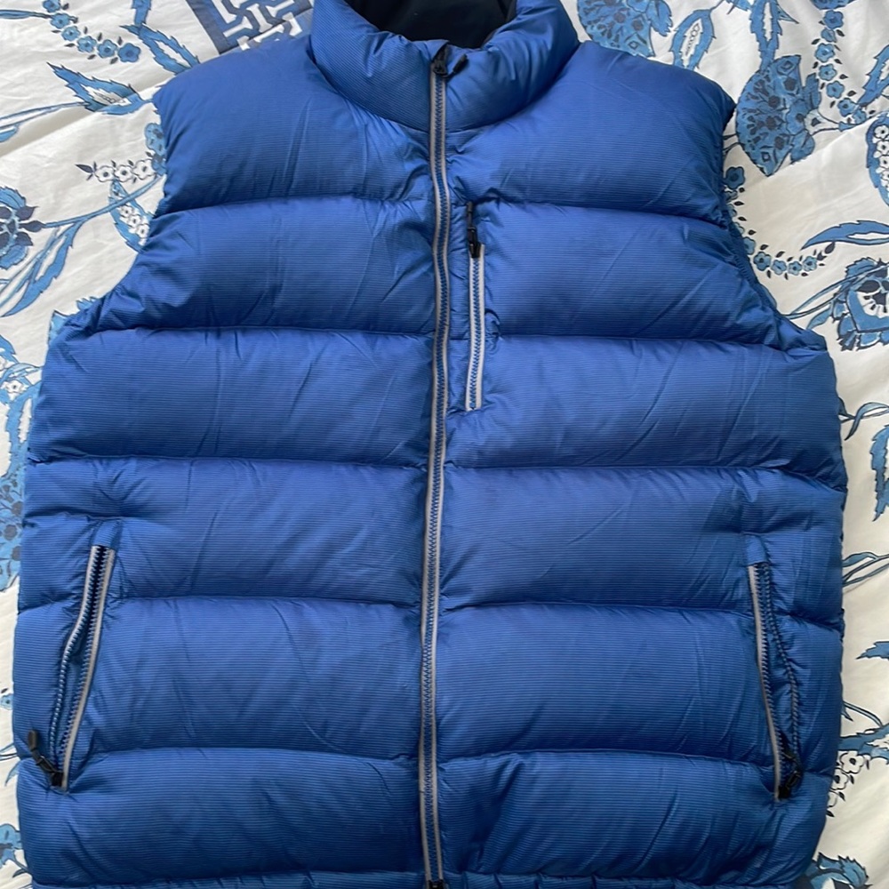Men's Blue Puffer Vest